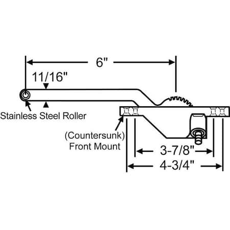 Strybuc Casement Operator Right Hand 36-231-8